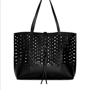 Rebecca Minkoff Megan Braid Leather Tote